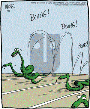In the Bleachers on Tuesday July 3, 2012 Comic Strip