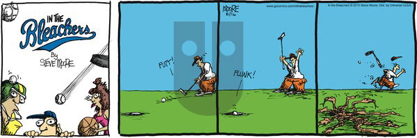 In the Bleachers on Sunday August 16, 2015 Comic Strip