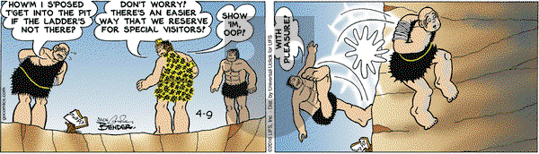 Alley Oop on Saturday April 9, 2016 Comic Strip