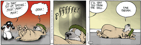 Get Fuzzy on Thursday January 23, 2014 Comic Strip