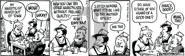 Betty on Tuesday September 21, 1999 Comic Strip