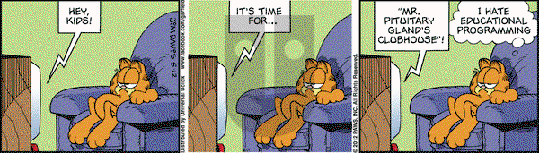 Garfield on Saturday May 12, 2012 Comic Strip