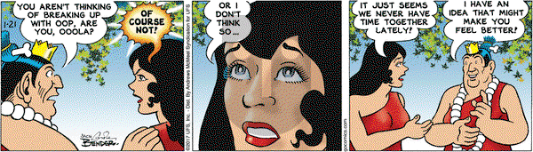 Alley Oop on Saturday January 21, 2017 Comic Strip