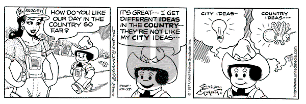 Nancy on Tuesday June 24, 1997 Comic Strip
