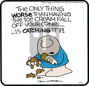 Ziggy on Monday July 18, 2016 Comic Strip