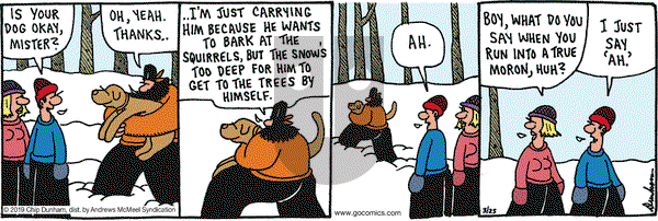 Overboard on Monday March 25, 2019 Comic Strip