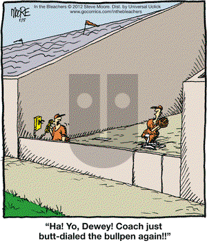 In the Bleachers - Saturday May 5, 2012 Comic Strip