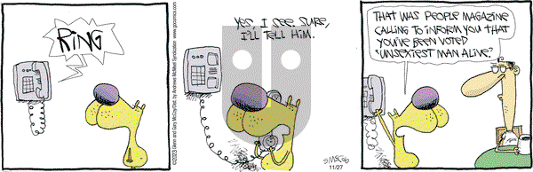 The Duplex - Monday November 27, 2023 Comic Strip