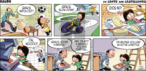 Baldo on Sunday October 30, 2011 Comic Strip