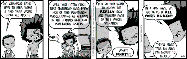 The Boondocks on Tuesday January 14, 2014 Comic Strip
