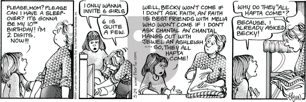 For Better or For Worse on Thursday March 29, 2001 Comic Strip
