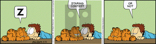 Garfield on Monday May 15, 2017 Comic Strip