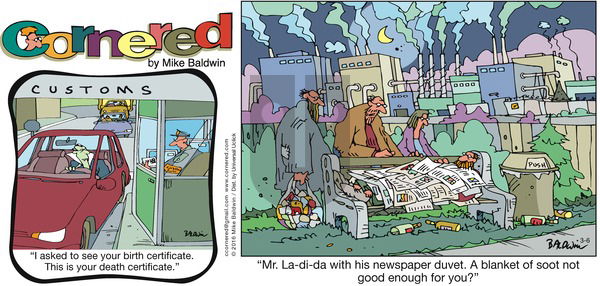 Cornered on Sunday March 6, 2016 Comic Strip