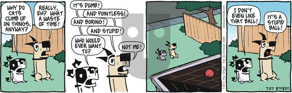 Pooch Cafe on Saturday July 27, 2013 Comic Strip