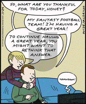 Real Life Adventures on Thursday November 24, 2016 Comic Strip