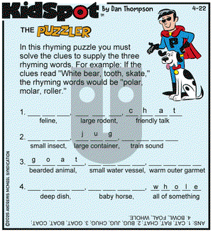 KidSpot on Tuesday April 22, 2025 Comic Strip