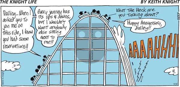 The Knight Life on Sunday September 30, 2012 Comic Strip