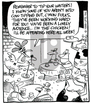 Reality Check on Friday December 3, 1999 Comic Strip