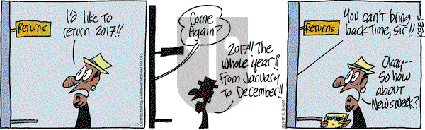 The Knight Life on Monday December 25, 2017 Comic Strip