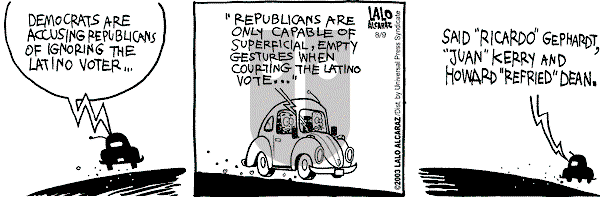 La Cucaracha on Friday October 3, 2003 Comic Strip