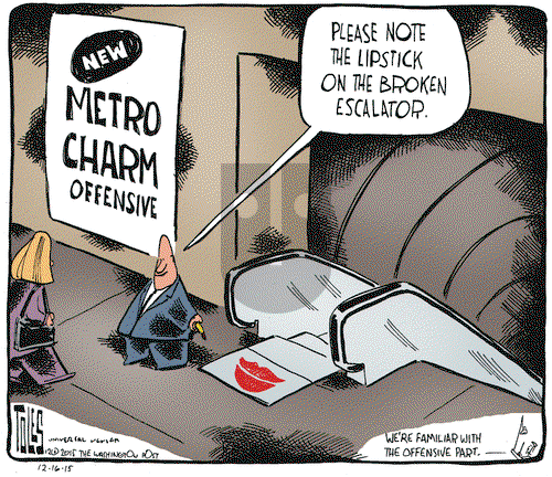 Tom Toles on Wednesday December 16, 2015 Comic Strip