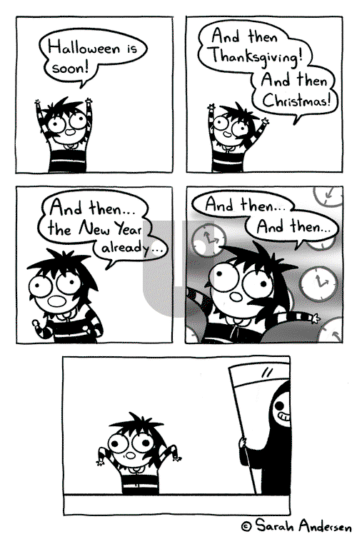 Sarah's Scribbles on Saturday October 19, 2019 Comic Strip