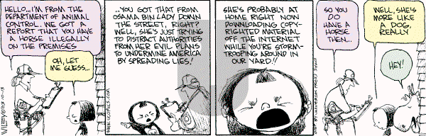 Non Sequitur on Monday October 13, 2003 Comic Strip