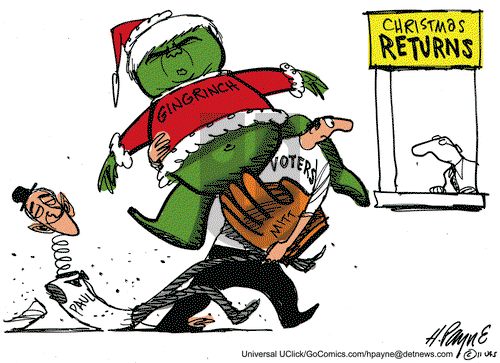 Henry Payne - Monday January 2, 2012 Comic Strip