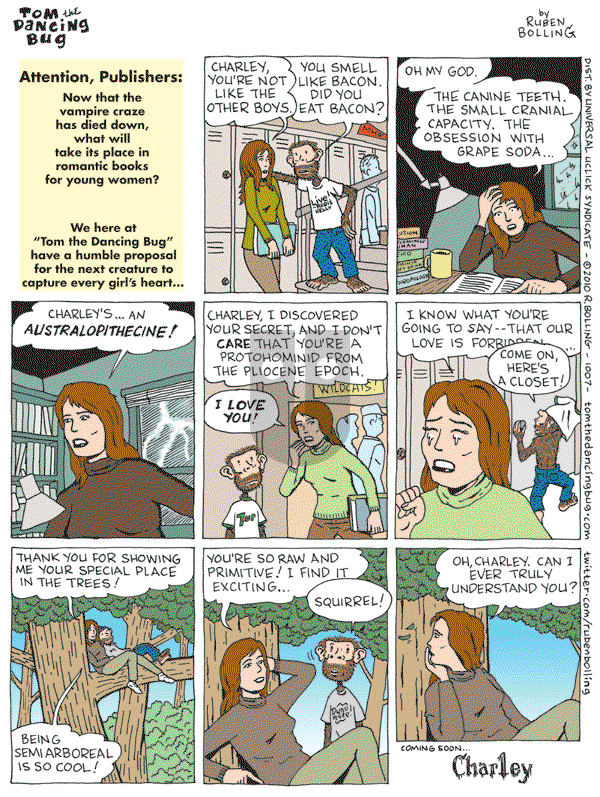 Tom the Dancing Bug on Friday October 8, 2010 Comic Strip