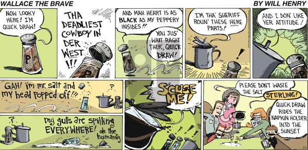 Wallace the Brave on Sunday July 1, 2018 Comic Strip