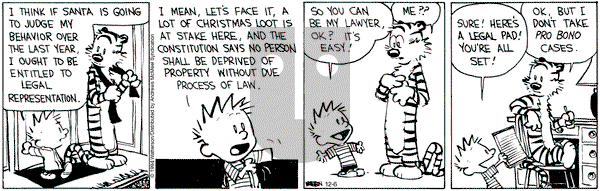 Calvin and Hobbes - Friday December 6, 2024 Comic Strip
