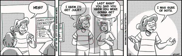 Heart of the City on 2025-08-08 Comic Strip
