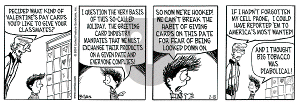 Grand Avenue on Tuesday February 13, 2007 Comic Strip