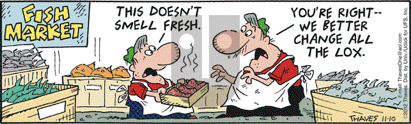 Frank and Ernest on Saturday November 10, 2012 Comic Strip