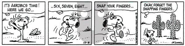 Peanuts on Saturday December 8, 1984 Comic Strip