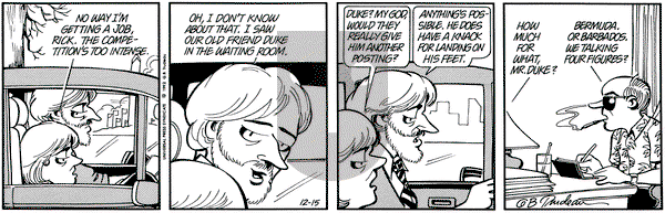 Doonesbury on Wednesday November 15, 1995 Comic Strip