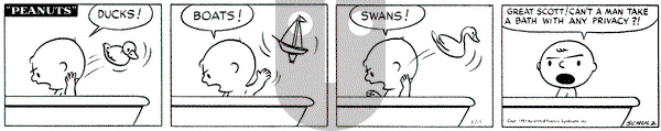 Peanuts - Thursday February 15, 1951 Comic Strip