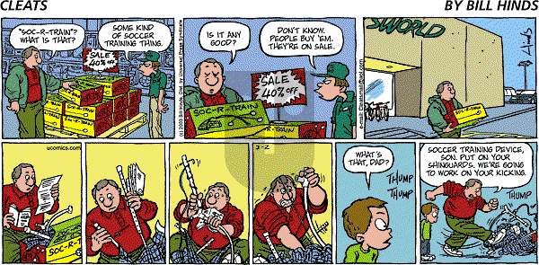 Cleats - Sunday February 2, 2003 Comic Strip