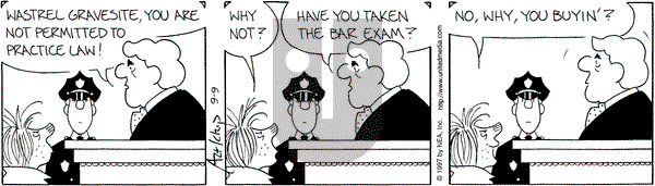 The Born Loser on Tuesday September 9, 1997 Comic Strip