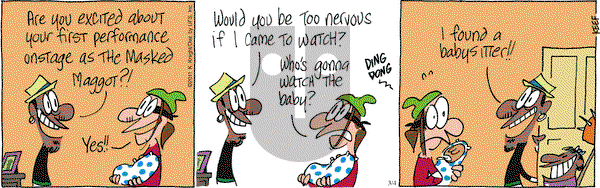 The Knight Life on Friday March 4, 2011 Comic Strip