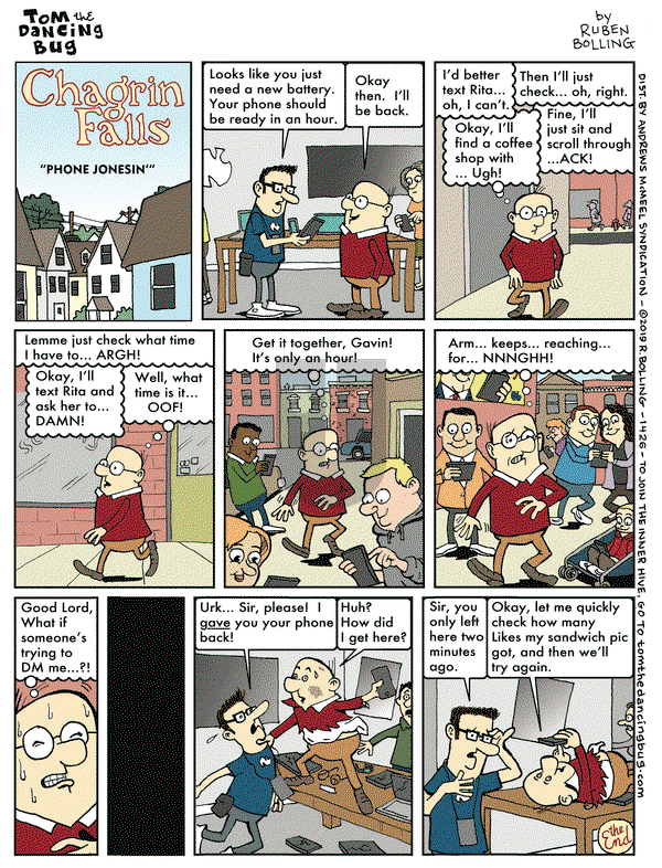 Tom the Dancing Bug on Friday February 22, 2019 Comic Strip