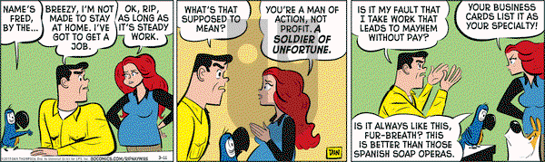 Rip Haywire on Wednesday March 11, 2015 Comic Strip