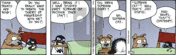 Get Fuzzy on Tuesday August 23, 2016 Comic Strip