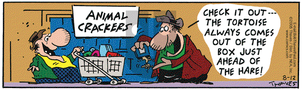 Frank and Ernest on Friday August 12, 2005 Comic Strip