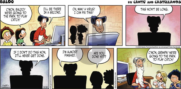 Baldo on Sunday December 28, 2008 Comic Strip