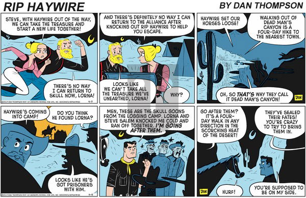 Rip Haywire on Sunday July 5, 2020 Comic Strip