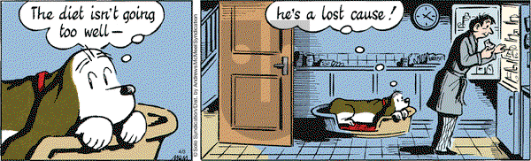 Fred Basset on Tuesday April 3, 2018 Comic Strip