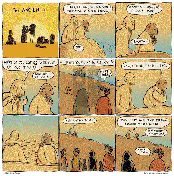The Ancients on Thursday November 27, 2025 Comic Strip