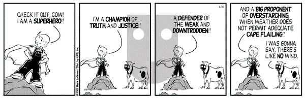 Cow and Boy Classics on Monday April 30, 2007 Comic Strip