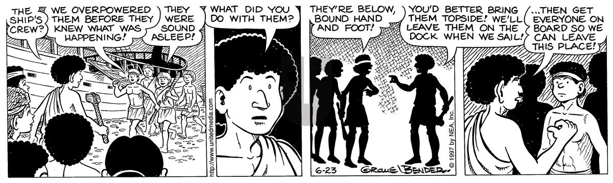Alley Oop - Monday June 23, 1997 Comic Strip